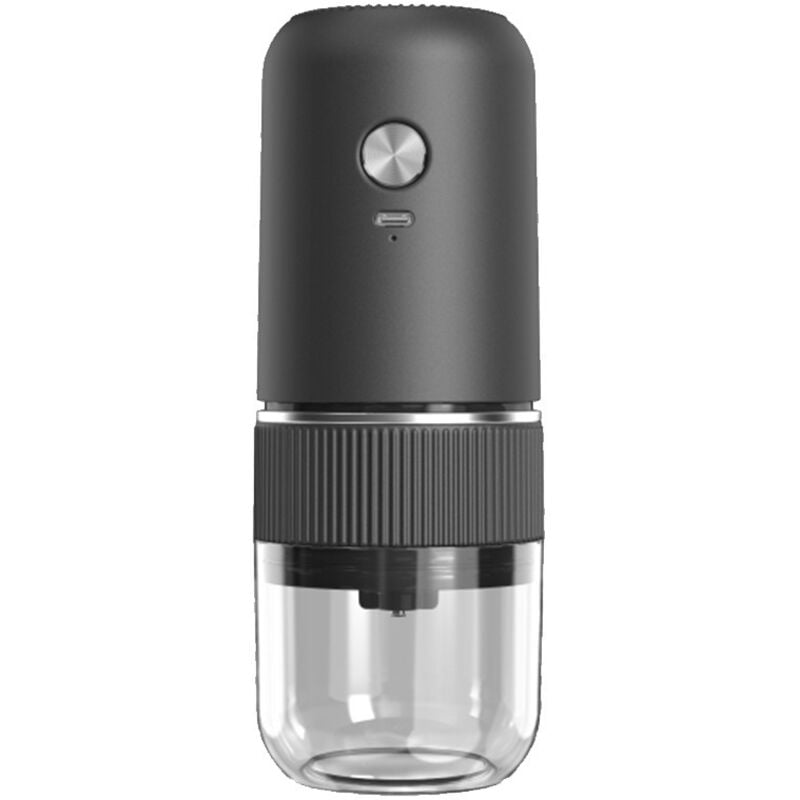 Kaffeemühle, Tragbare Espressomaschine, Leichte Kaffeemaschine, Reisekaffeemaschine mit Mahlwerk, Wiederaufladbare Kaffeemaschine,