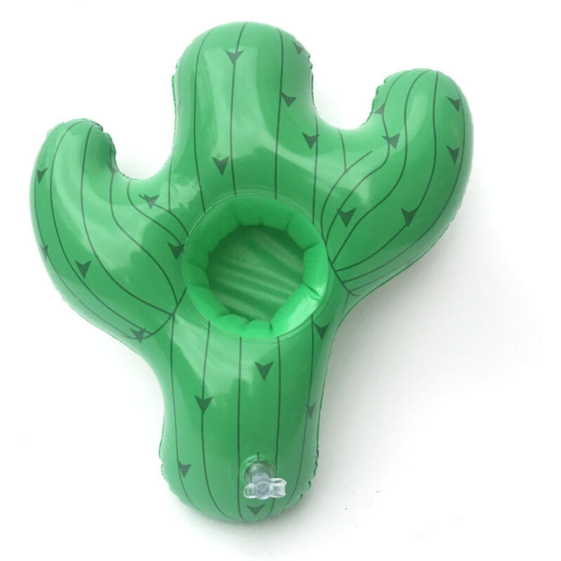 Kaktus Wasser Schwimmendes Kissen Aufblasbarer Cola-Becherhalter (22x20cm)