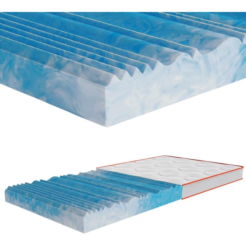 Topper 11 cm extra dick H4 200x200 cm – 7 Zonen Matratzentopper & Matratzenauflage