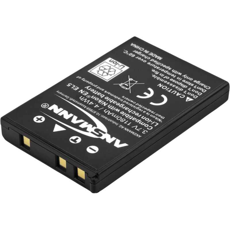 Ansmann - A-Nik en el 5 Li-Ion Digicam Ersatzakku für Nikon Digitalkamera