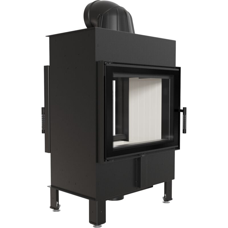 Kamineinsatz KRATKI LUCY Tunnel 12kW Ø200 Ansaugung Rekuperation SET