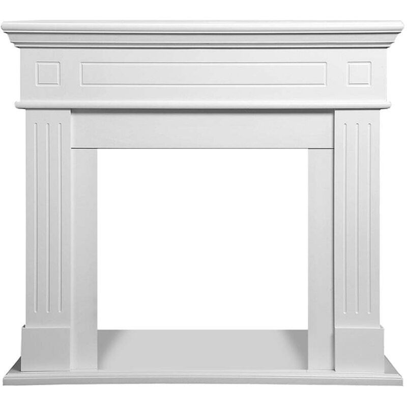 Kaminrahmen mit Holzverkleidung, B 110 x T 36 x H 100 mm, Cambridge White