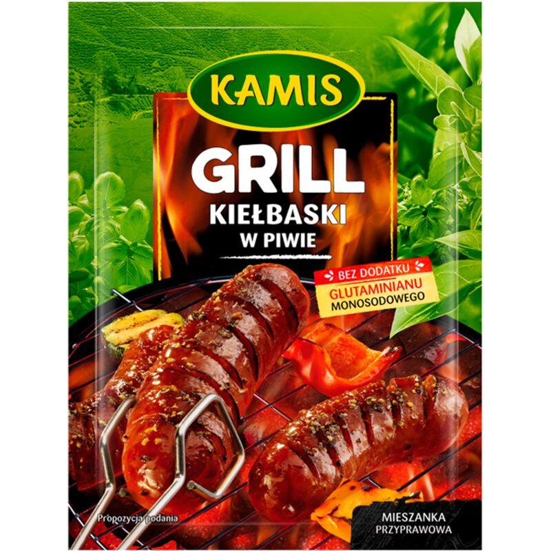 Kamis Grillwürstchen in Bier - Gewürz, Biergeschmack, 20g