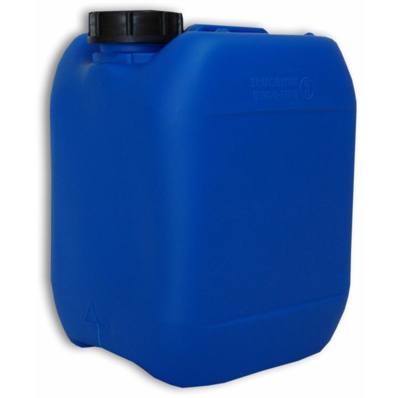 Plasteo - 5 Liter Getränke- und Wasserkanister Lebensmittelecht bpa frei Gastronomie Gewerbe Camping Wohnwagen Robuste Qualität aus de blau