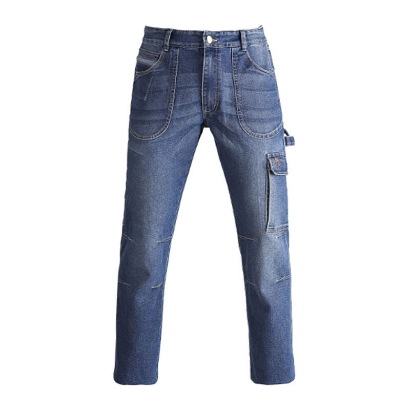 Denim-Jeans-Arbeitshose - xxxl - Kapriol