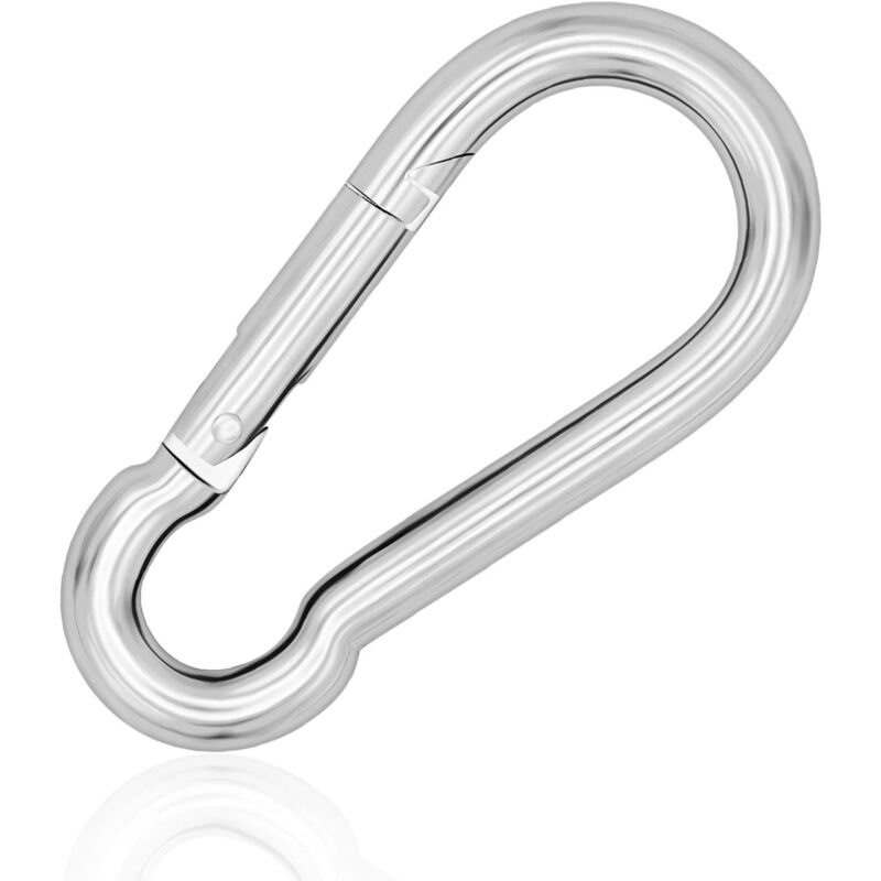 Karabiner i 15mm 6XL 700kg i Sichere und einfache Befestigung von Hängesesseln, Hängematten, Schaukeln, Boxsäcken, Markisen und vielem mehr