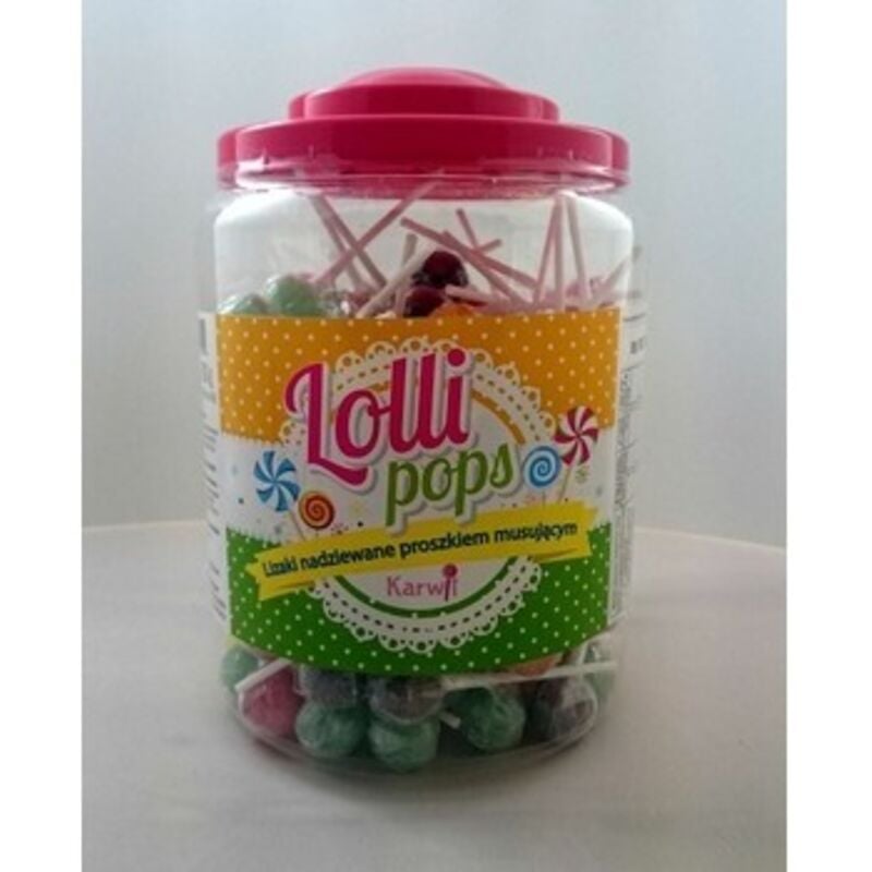 Karwit Sparkling Lollipops - Frucht und Cola - 150 Stk.