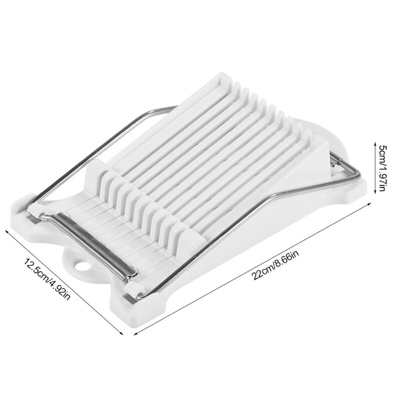 Käsehobel aus Edelstahl mit 10 Drähten, manueller Fleischschneider, Käsehobel, Sparschäler, ideal zum Schneiden von Schinken, Käse und Butter