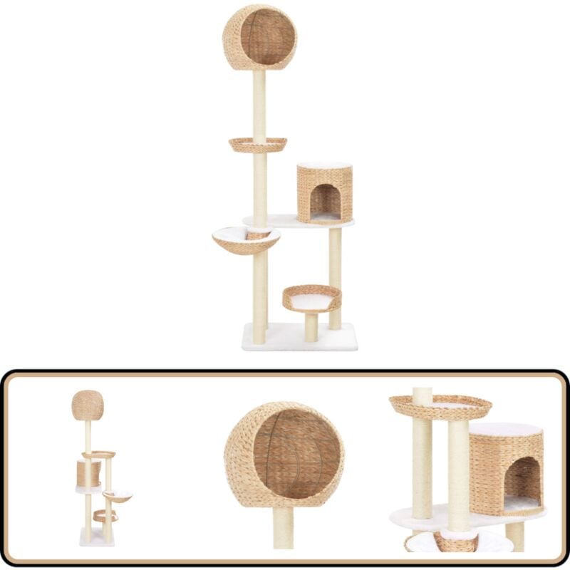 Vidaxl - Katzen-Kratzbaum Sisal Seegras - Katzen Kratzbaum - Seegras Kratzbaum - Katzenmöbel - Katzenhaus - Katzenkorb