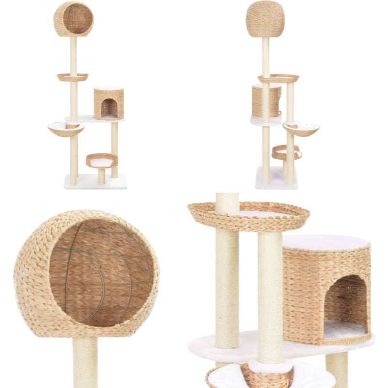 Vidaxl - Katzen-Kratzbaum Sisal Seegras - Katzen Kratzbaum - Seegras Kratzbaum - Katzenmöbel - Katzenhaus - Katzenkorb - Home & Living