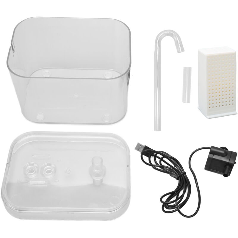 Katzenbrunnen, 1,5 l Fassungsvermögen, automatischer Trinkbrunnen für Katzen, Futter- und Wasserzubehör