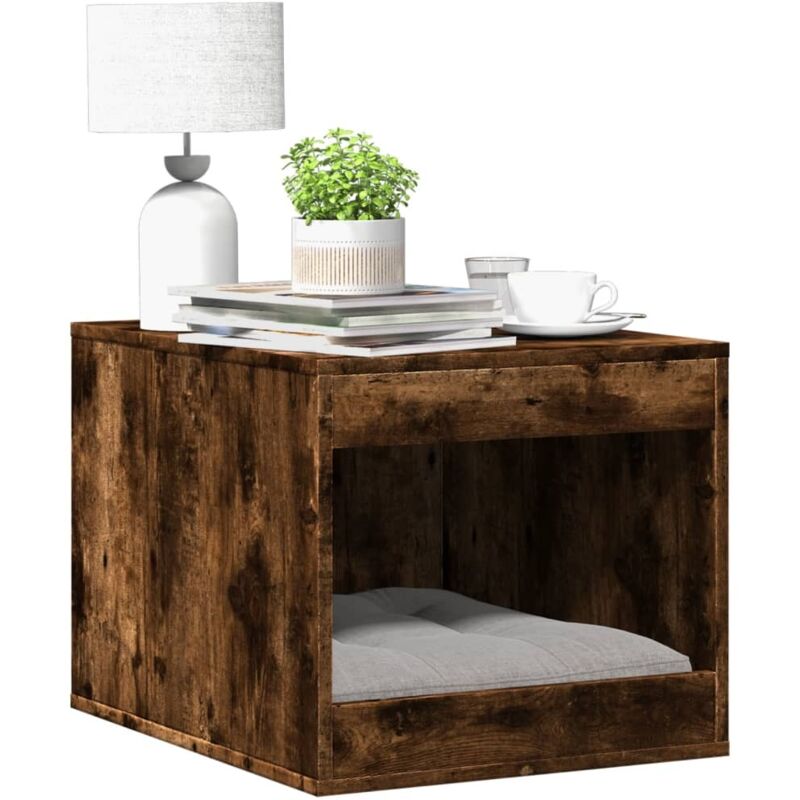 Katzenklo Räuchereiche 47x59x42 cm Holzwerkstoff Vidaxl