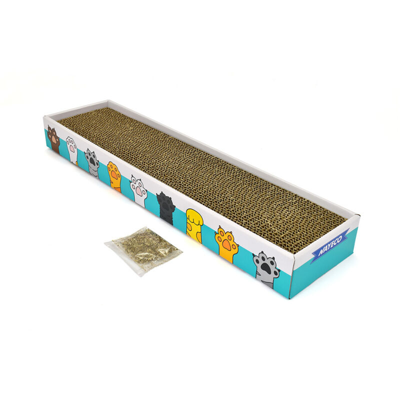 Nayeco - Katzenkratzbaum mit Katzenminze, Taby Cat, 48x13x5cm