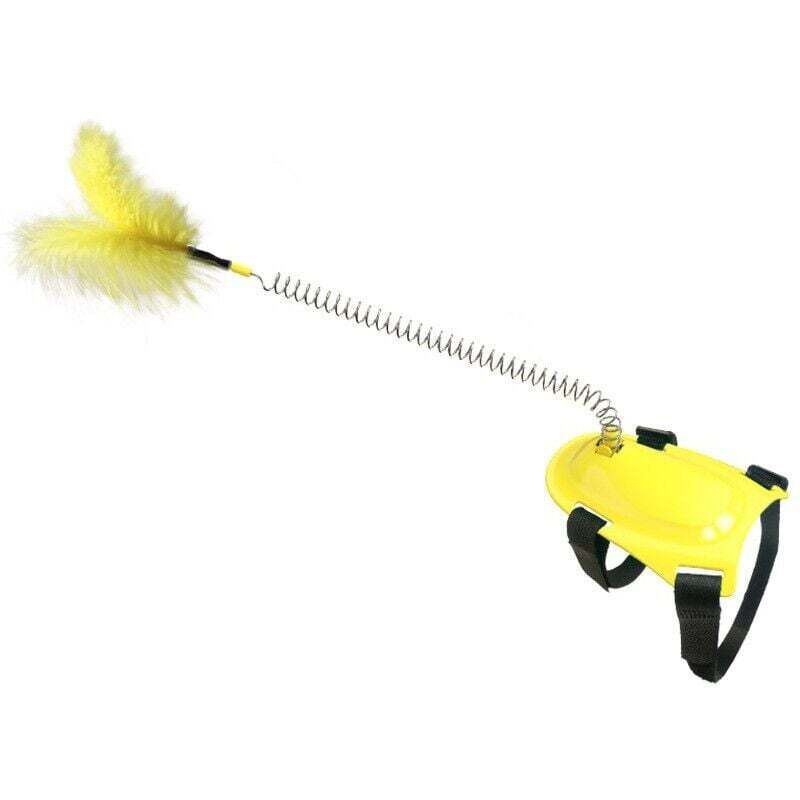 Katzenzubehör Frühlings-Spielzeug mit Federn