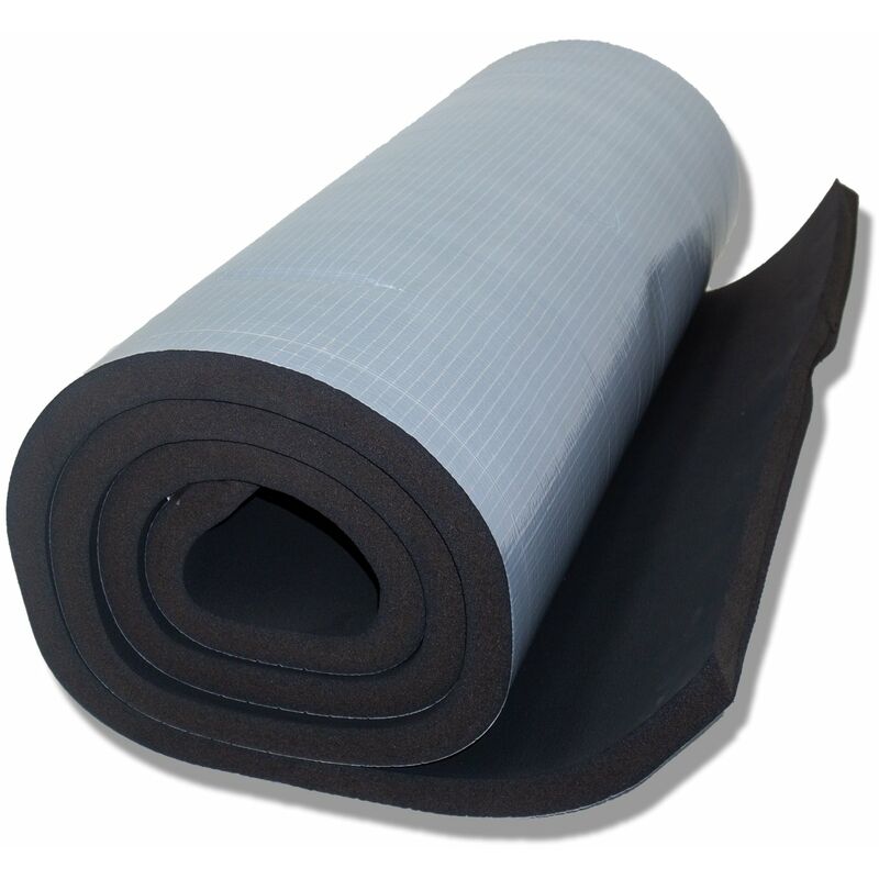 Stabilo-sanitaer - Kautschukmatte 6m x 1m x 19 mm 6qm Kautschuk Dämmmatte selbstklebend