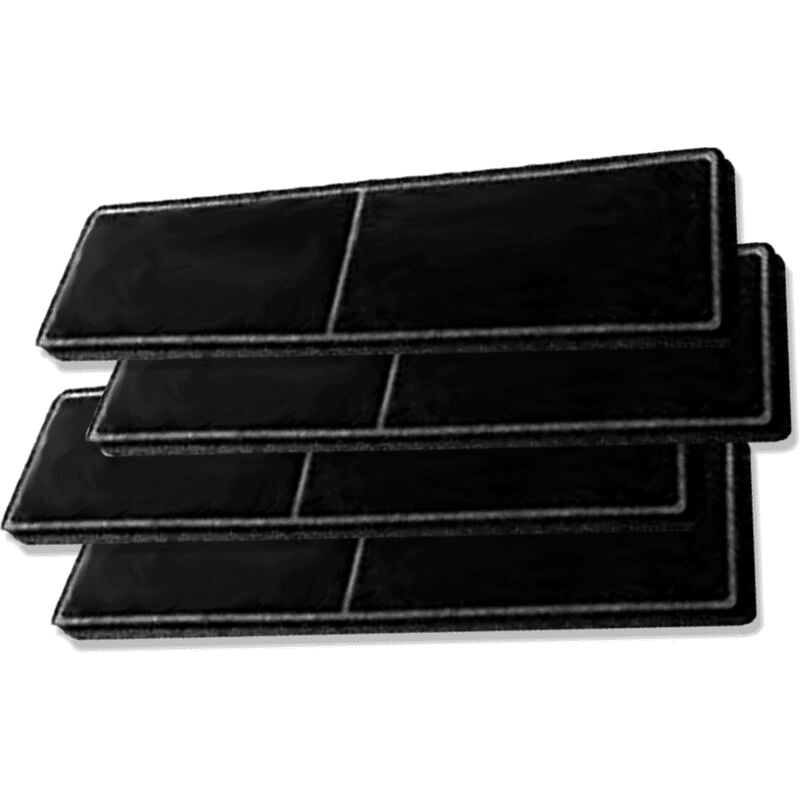 Geruchsfilter Ersatz für Miele dkf 21 mit Aktivkohle - Filter passend für Miele Umlufthauben aura edition 6000, da 2806, da 2808, da 2900, da 2905,