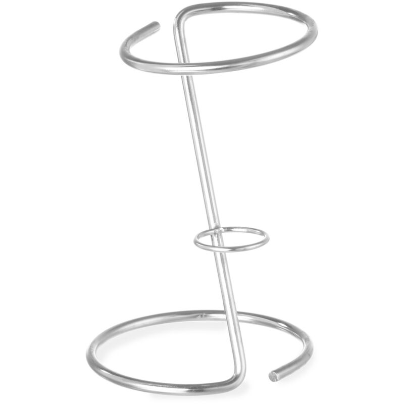 Kegelförmiger Tütenständer für Pommes und Snacks, Edelstahl, Höhe 175 mm - Hendi 630907