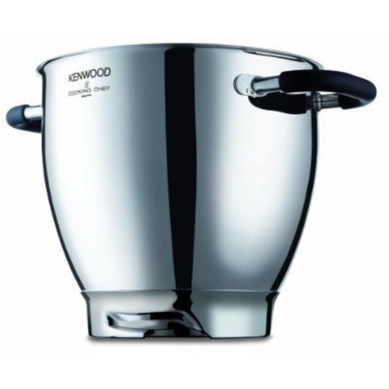 Ersatzteil - Kochschüssel aus Edelstahl mit Isoliergriffen für Küchenmaschinen Cooking Chef - - KENWOOD