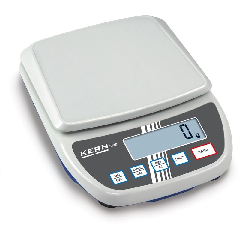KERN Schulwaage EMS 3000-2 (Wägebereich 0,01g - 3000 g, Wägeplatte 175x90 mm)