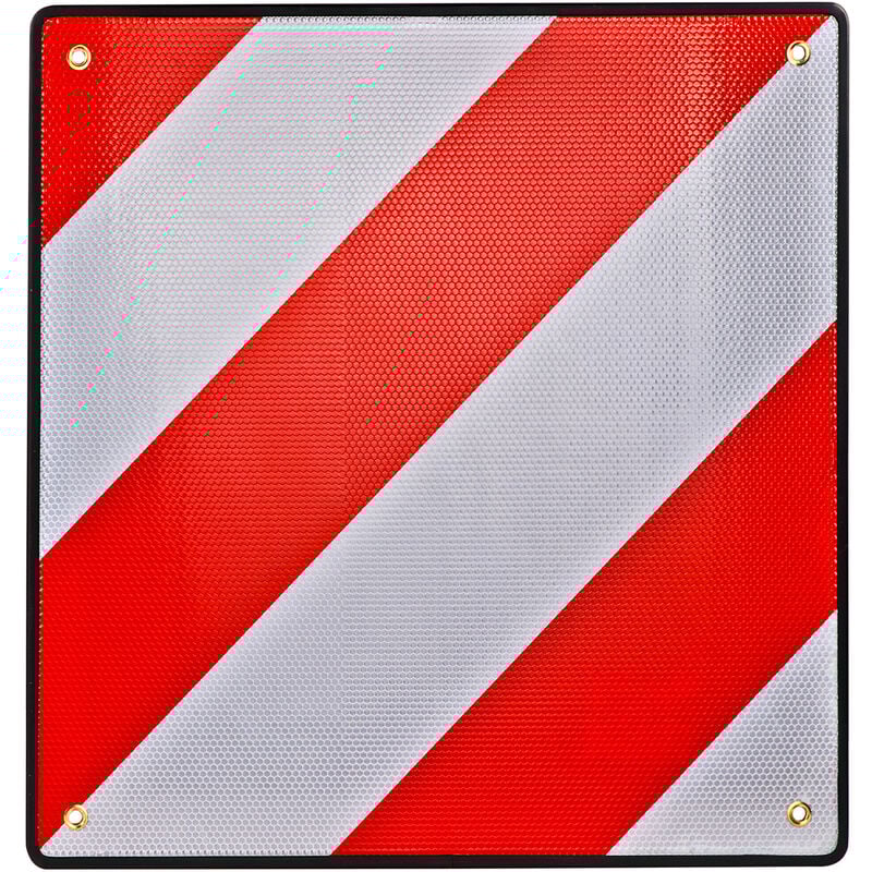 Dema - pkw Anhänger Wohnwagen Warntafel Alu 2 in 1 für Italien und Spanien 50 x 50 cm