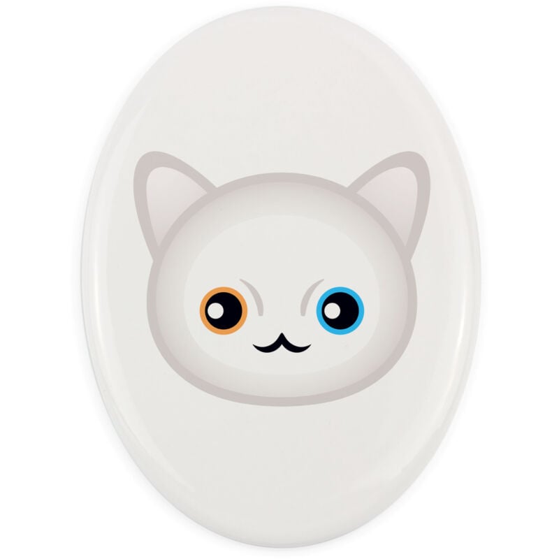 Khao Manee - Grabsteinfliese aus Keramik mit Grafik und Inschrift von Art-Dog