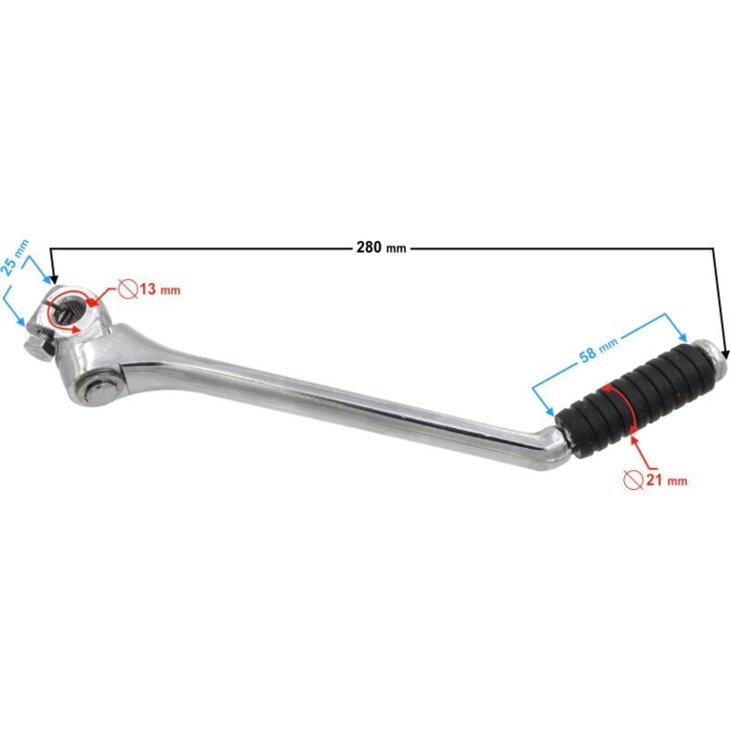 Kickstarterhebel für FR 2 Moped