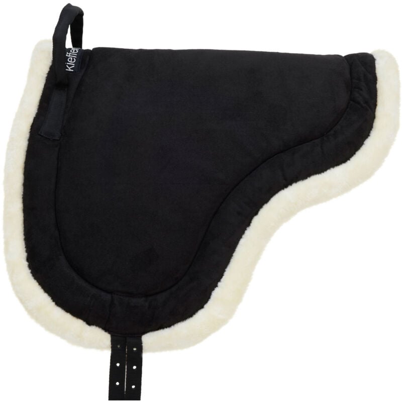 Kieffer - Passion Reitkissen fluffy pad, schwarz/natur - Reitpad für Pferde