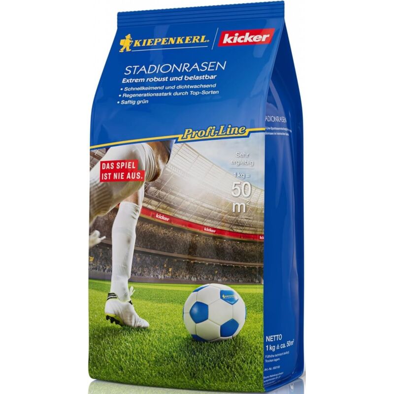 Kicker Stadionrasen 1 kg Rasensamen - Kiepenkerl