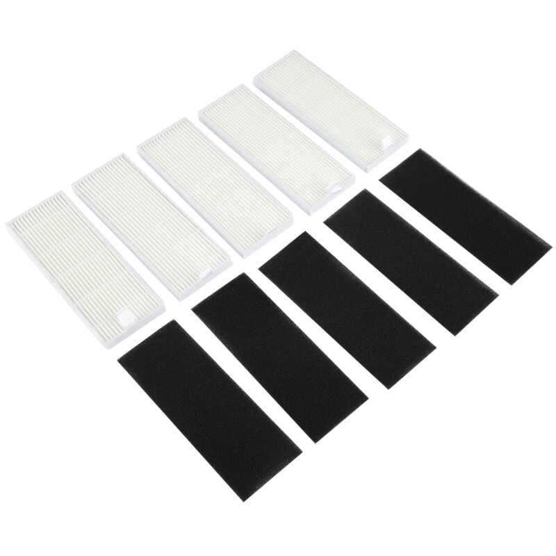 KIMISS 5er-Pack HEPA-Filter für ECOVAS A4S A6 A4 A40 A8 / DN621 X620 Saugroboter – Effiziente Staub- und Allergenentfernung