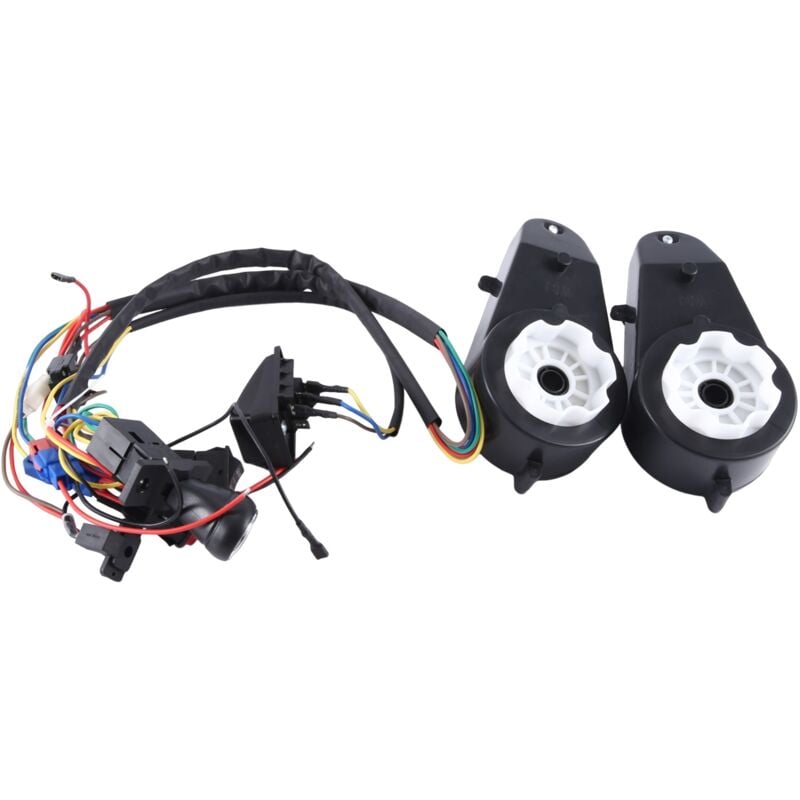 Kinder-Elektroauto diy Modifizierte Kabel und Schalter-Kit, Kinder-Elektroauto 4WD zum Aufsitzen auf Spielzeugteilen mit Motor