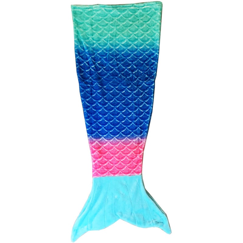 Kinder Kuscheldecke zum Reinschlüpfen 3 Modelle-M943064-Meerjungfrau