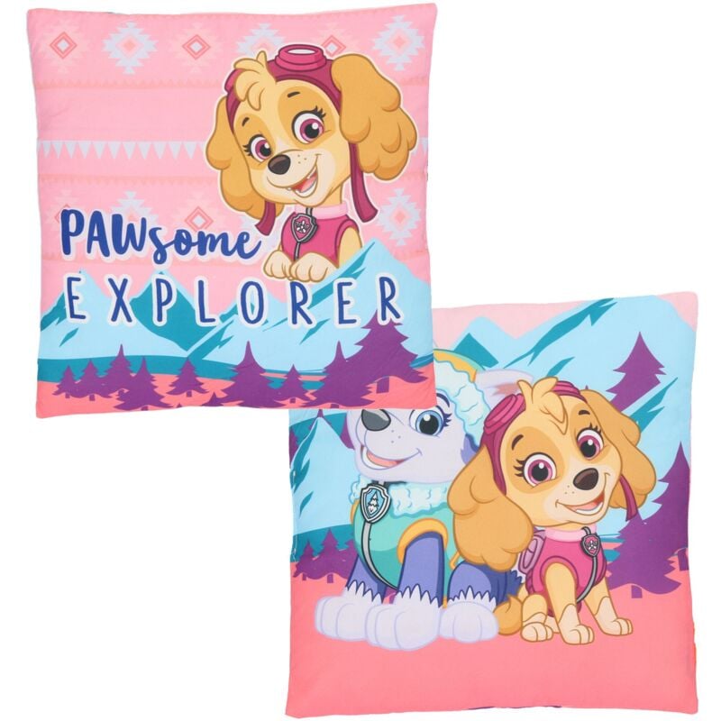 Kissen Velours Kissen Ideal als Dekokissen - Paw Patrol