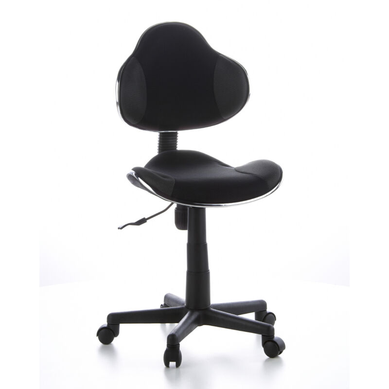 Kinderschreibtischstuhl / Kinderstuhl KIDDY GTI-2 Stoff schwarz / grau hjh OFFICE