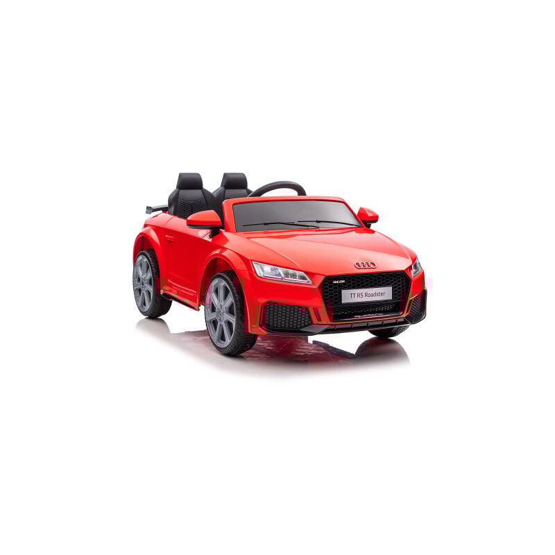 Kinderspielzeug, Kinderautos, Elektrofahrzeuge, Kinder Elektroauto, Audi tt rs 12V Elektroauto mit 2×30W Motoren, 2,4G-Fernbedienung, 3-5km/h,
