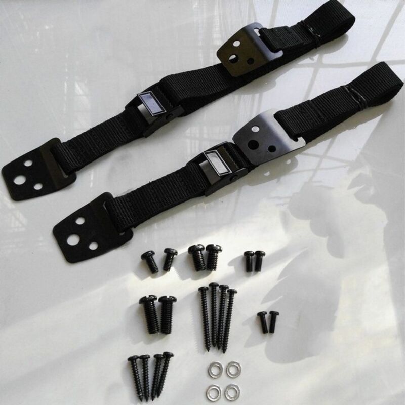 Kippschutzgurte 1 Set in Schwarz für Fernseher und Möbel, 80 cm schwarze Sicherheitsgurte, Schutz für Kinder, Babys, Haustiere,
