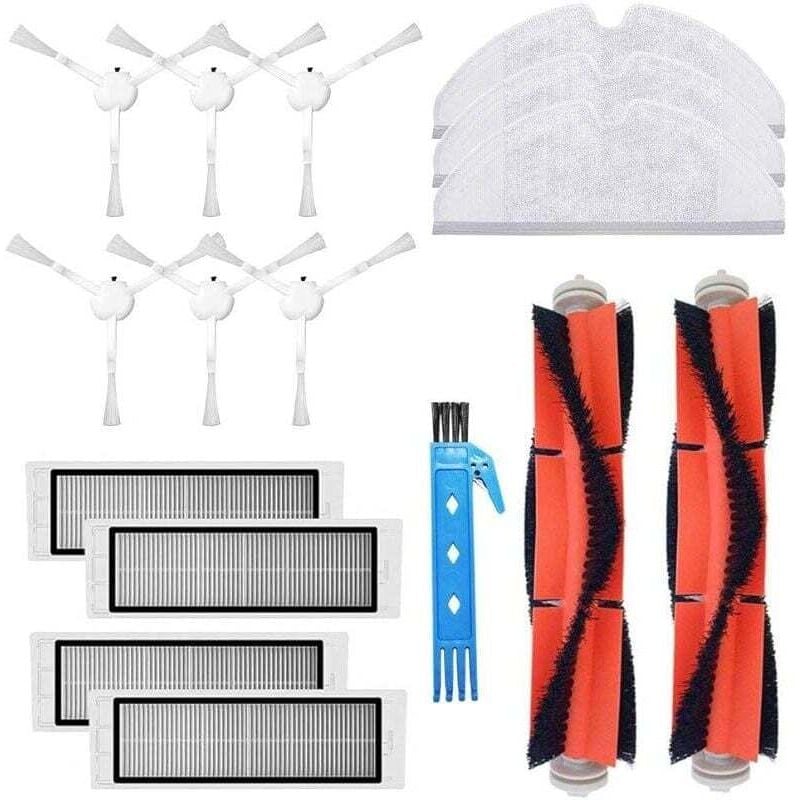 Kit accessoires pour Xiaomi XM200022 Robot 25012 Robot aspirateur Xiaomi 1C Robot pièces 2 Principal Brosse 4 Brosse latérale 6 Fi