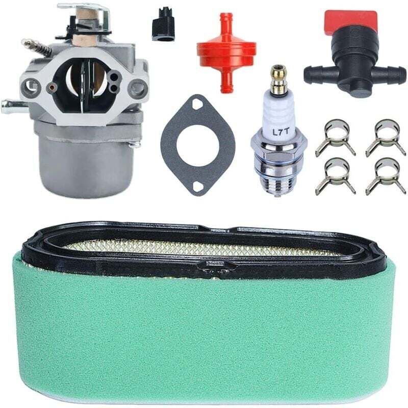 Kit de Filtre à Air et Carburateur pour Briggs Stratton 699831 799226 496894 498027 284707 286707 799728 et Plus de Modèles, Air + Pré Filtre Double