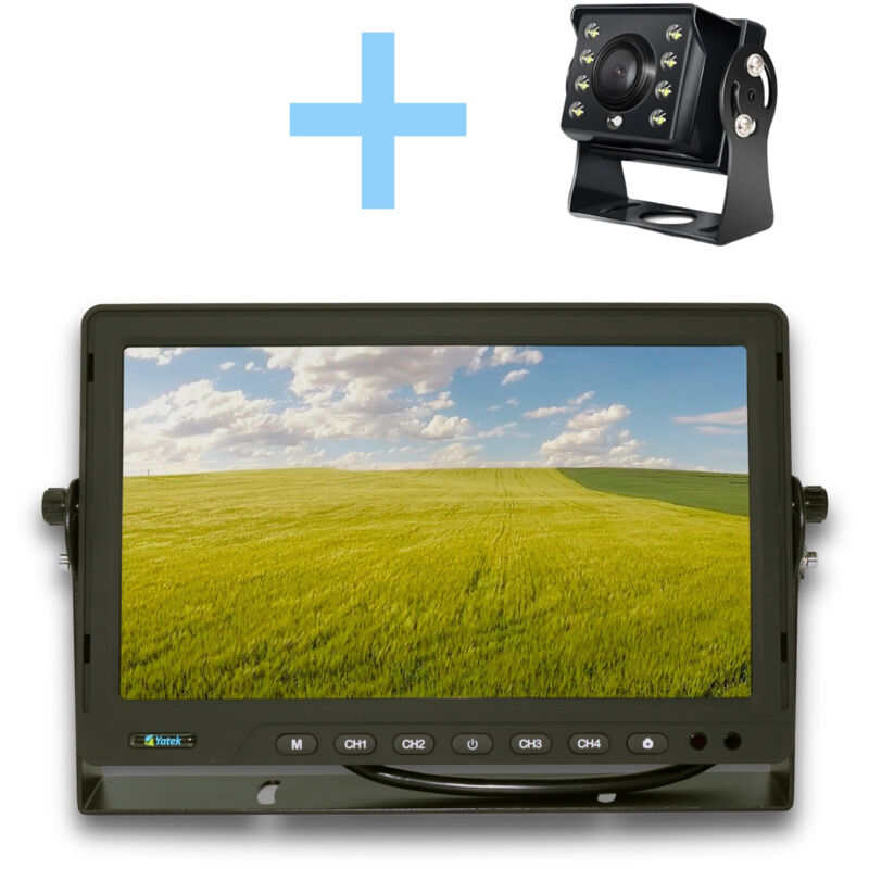 Kit de Kamera de Parken Yatek Bildschirm ahd 10' + 1080P Kamera 160 Grad de Rückansicht Yatek