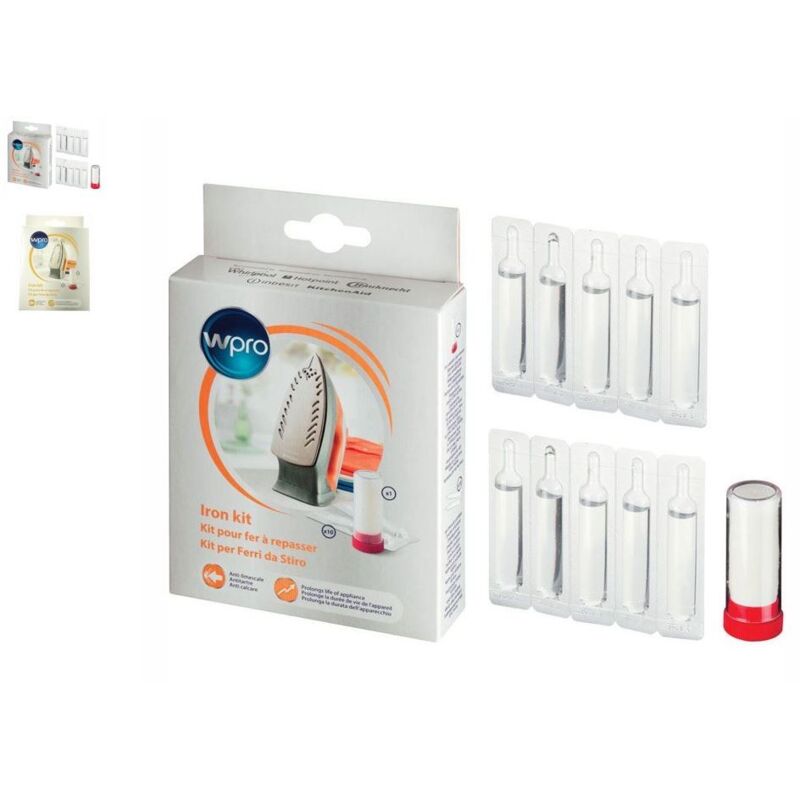 Wpro - Kit-Färbungsstock + 10 Anti-Limescale-Patronen für W-Pro-Dampf 484000008407