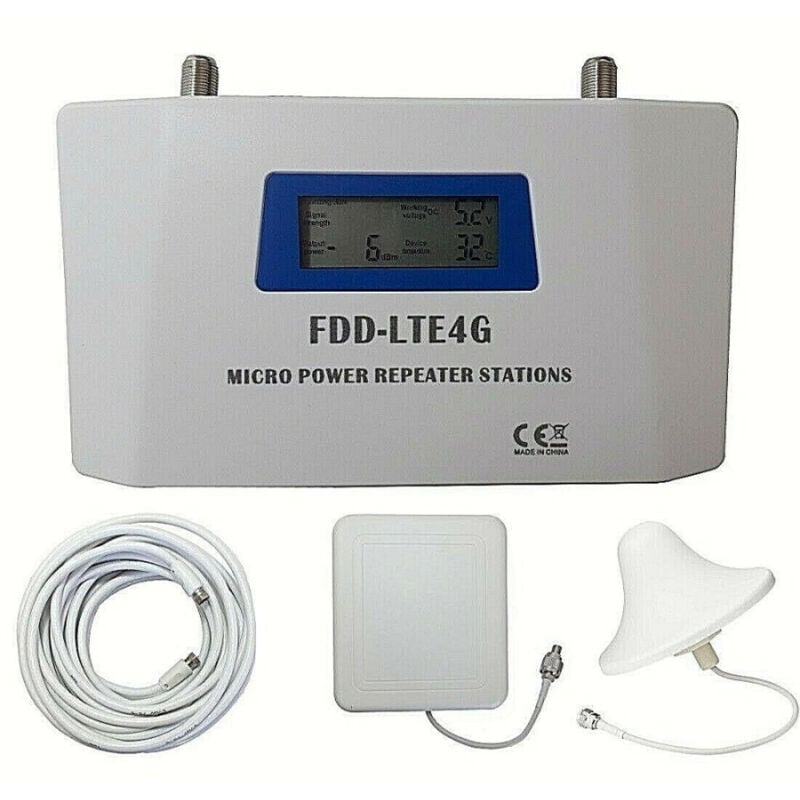 Trade Shop Traesio - Trade Shop - gsm dcs 4G fdd-lte repeater antenne booster signal booster kit -