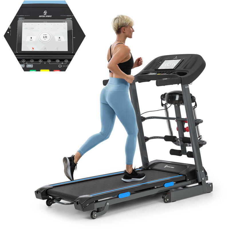 Capital Sports - Pacemaker F120 Pro Laufband 4P-AntiShock Suspension Massage-Station