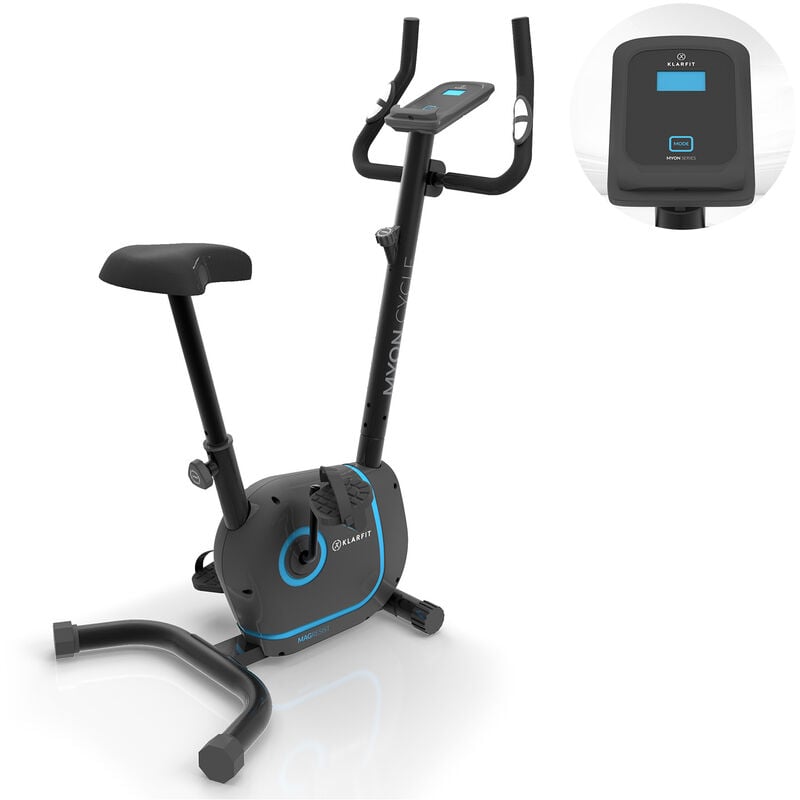 Klarfit - Myon Cycle Heimtrainer 12kg Schwungmasse SmartCardio Studio schwarz