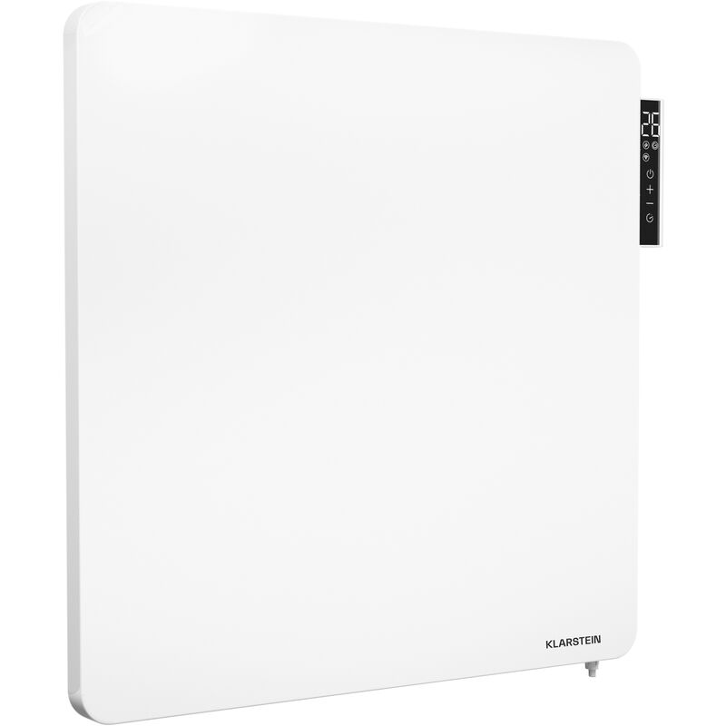 Klarstein Infrarotheizung mit Thermostat, 450W Elektroheizung, Smart Home Infrarotheizung zur Wandmontage, IR mit App-Steuerung & Erkennung Offener