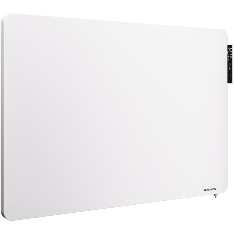 Klarstein Infrarotheizung mit Thermostat, 650W Elektroheizung, Smart Home Infrarotheizung zur Wandmontage, IR mit App-Steuerung & Erkennung Offener