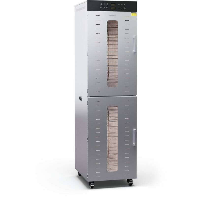 Klarstein Leistungsstarker Dörrautomat, Commercial Food Dehydrator, Küchenmaschine - voluminös, gesund & sicher, benutzerfreundlich, pflegeleicht