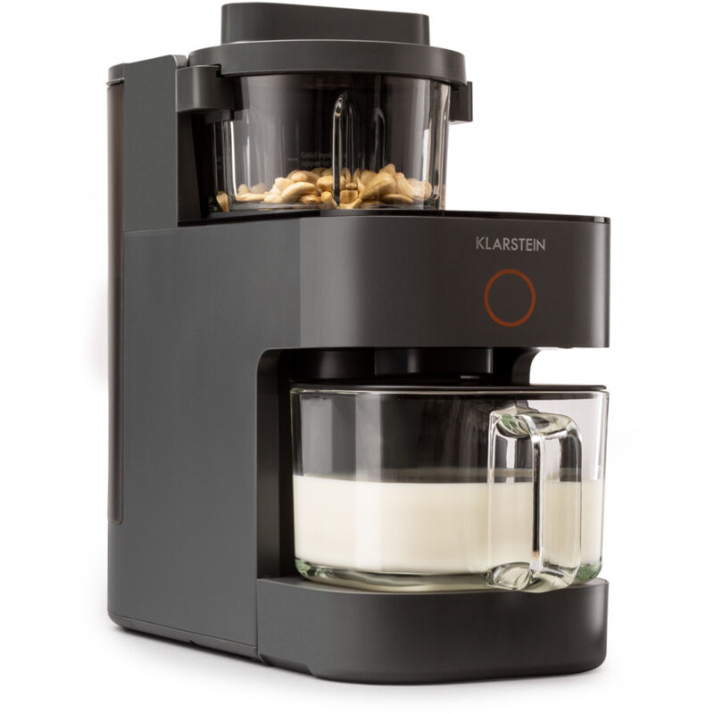 Klarstein - Mixer, Standmixer mit 300 Motor- und 1250 Watt Heizleistung, Hochleistungsmixer für Pflanzenmilch Zubereitung, Smoothie Mixer mit 360°