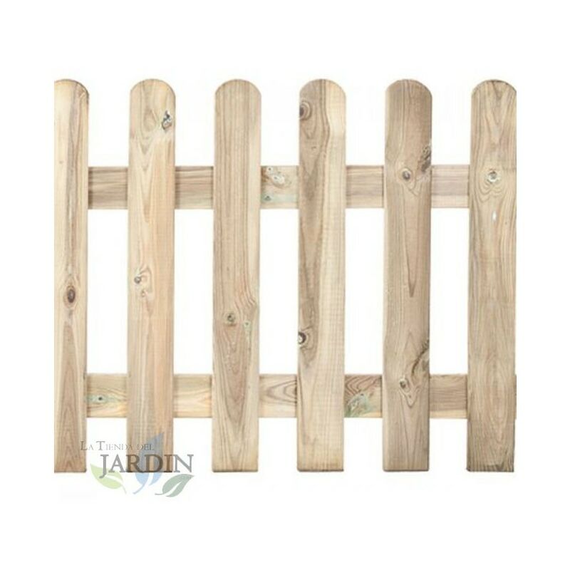 Klassischer Gartenzaun aus Holz 100 x 180 cm