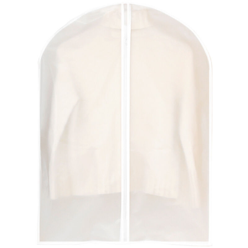 Qiyao - Kleiderhülle zum Aufhängen, staubdicht, wasserdicht, milbendicht, feuchtigkeitsbeständig, halbtransparent, Kleiderhülle für Hemden und Anzüge