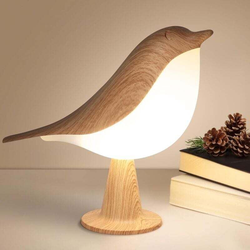 Petite Lampe von Chevet, Lampe von Bureau, Veilleuse, Lampe von Table, Commande Tactile, ohne Fil, 3 Couleurs, Luminosité Réglable, Lampe von Nuit