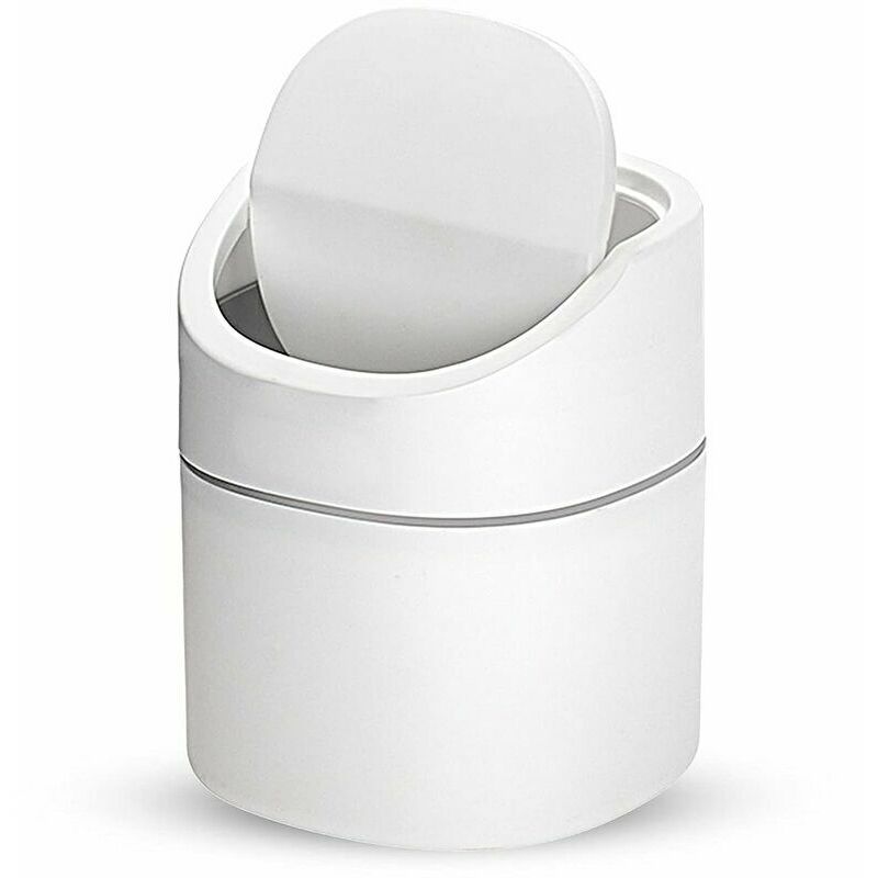 Jalleria - Kleiner Tisch-Mülleimer, Mini-Küchen-Desktop-Mülleimer, Büro-Mülleimer, verwendet im Wohnzimmer, Schlafzimmer und Büro,